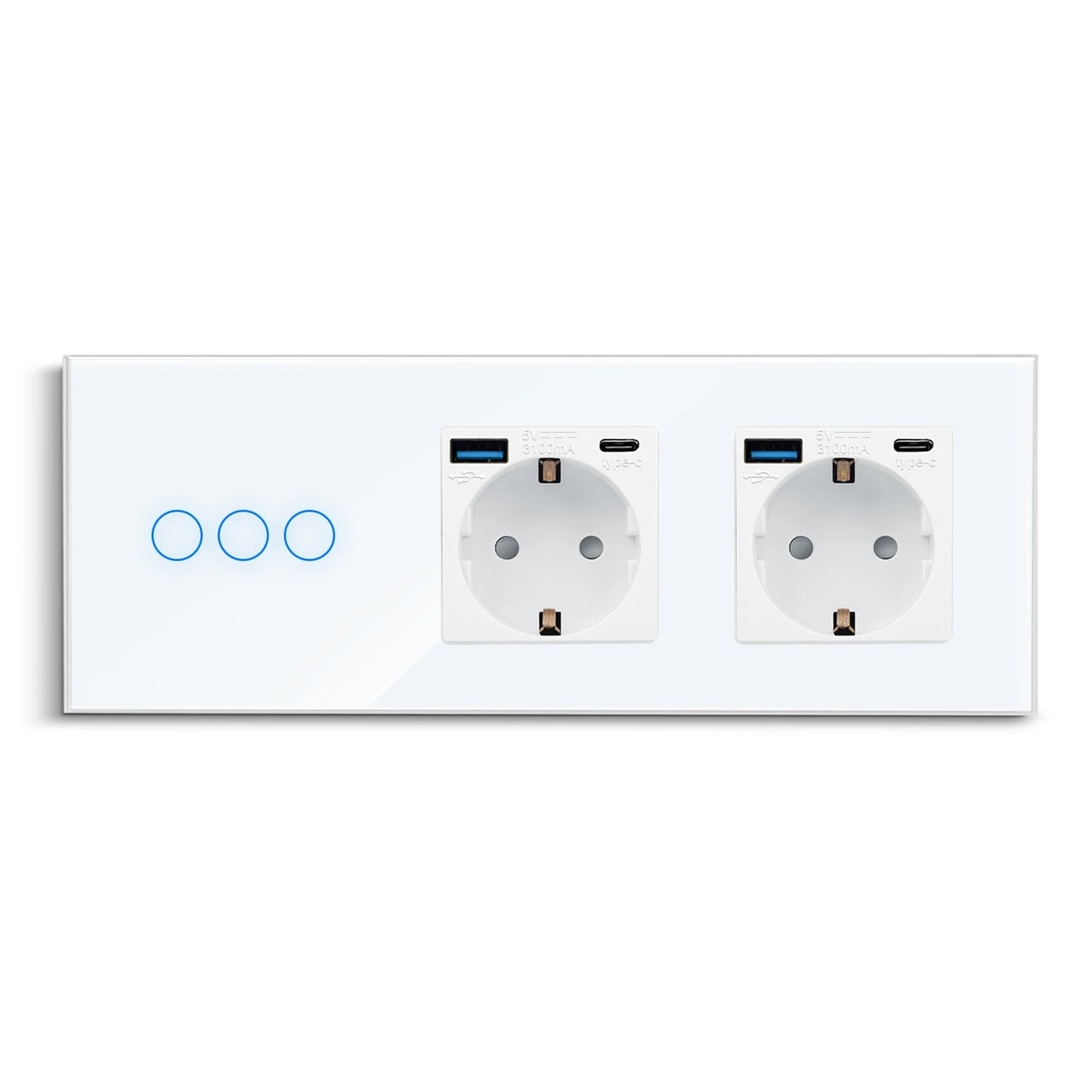 Bingoelec White Light Touch Switch