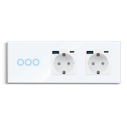 Bingoelec White Light Touch Switch