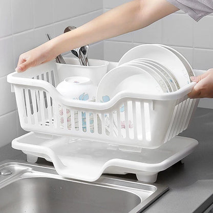 Kitchen Drainage Rack With Drainer Board