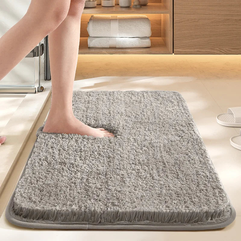 Bathroom absorbent carpet floor mat