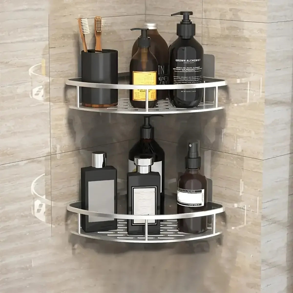 Bathroom Storage Rack No Drill