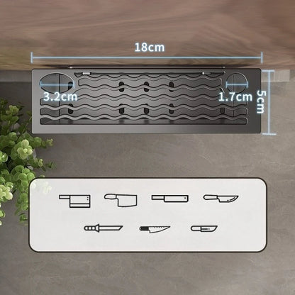 Kitchen Storage Rack Carbon Steel & Plastic