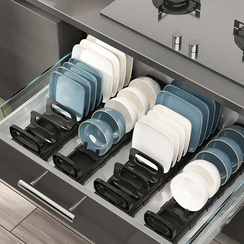 Cabinet Dish Storage Rack Drawer