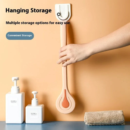 Bathroom Body Brush Kit with Long Handle