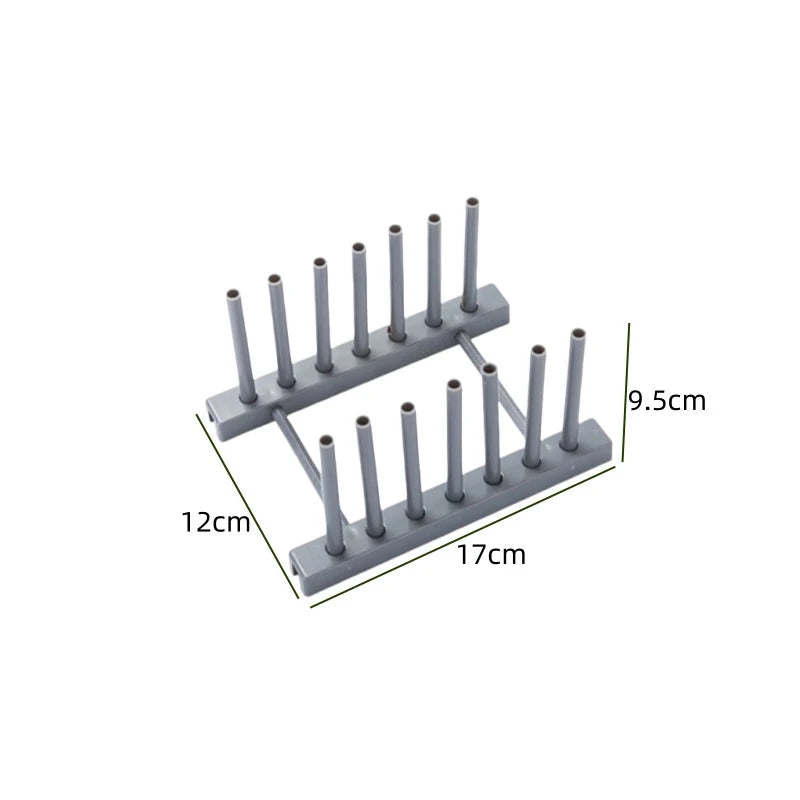 Kitchen multifunctional drain bowl and dish rack