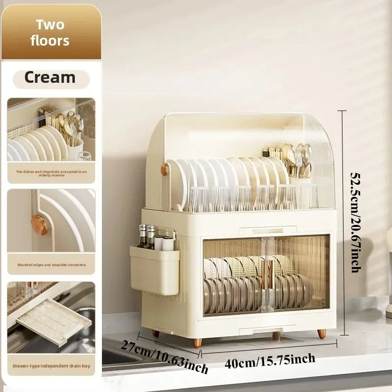 Kitchen Bowl Rack, Tableware Storage Box