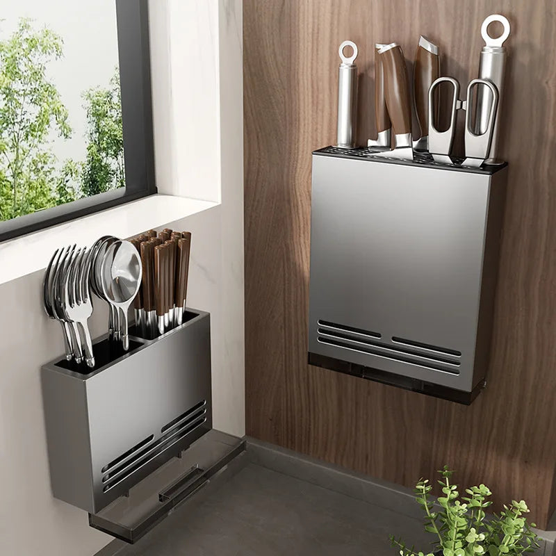 Kitchen Storage Rack Carbon Steel & Plastic