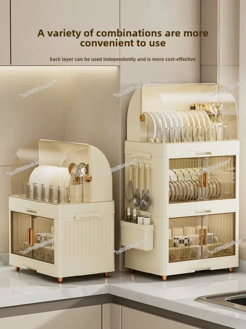 Kitchen Bowl Rack, Tableware Storage Box