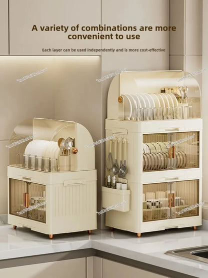 Kitchen Bowl Rack, Tableware Storage Box
