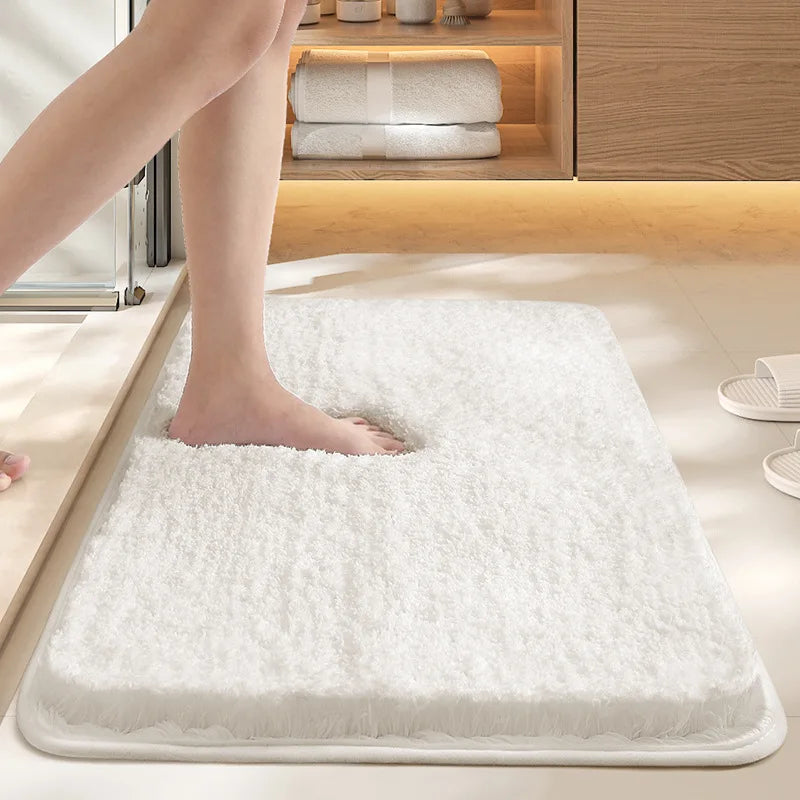 Bathroom absorbent carpet floor mat