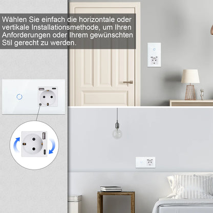 Bingoelec White Light Touch Switch