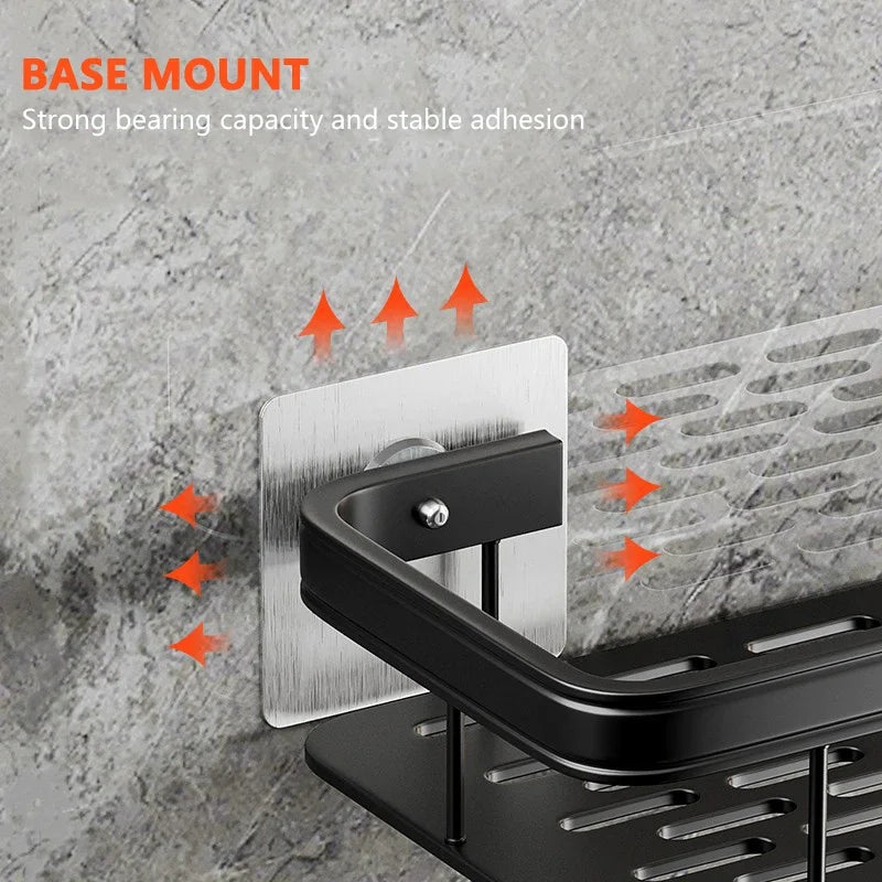 Bathroom Storage Rack No Drill