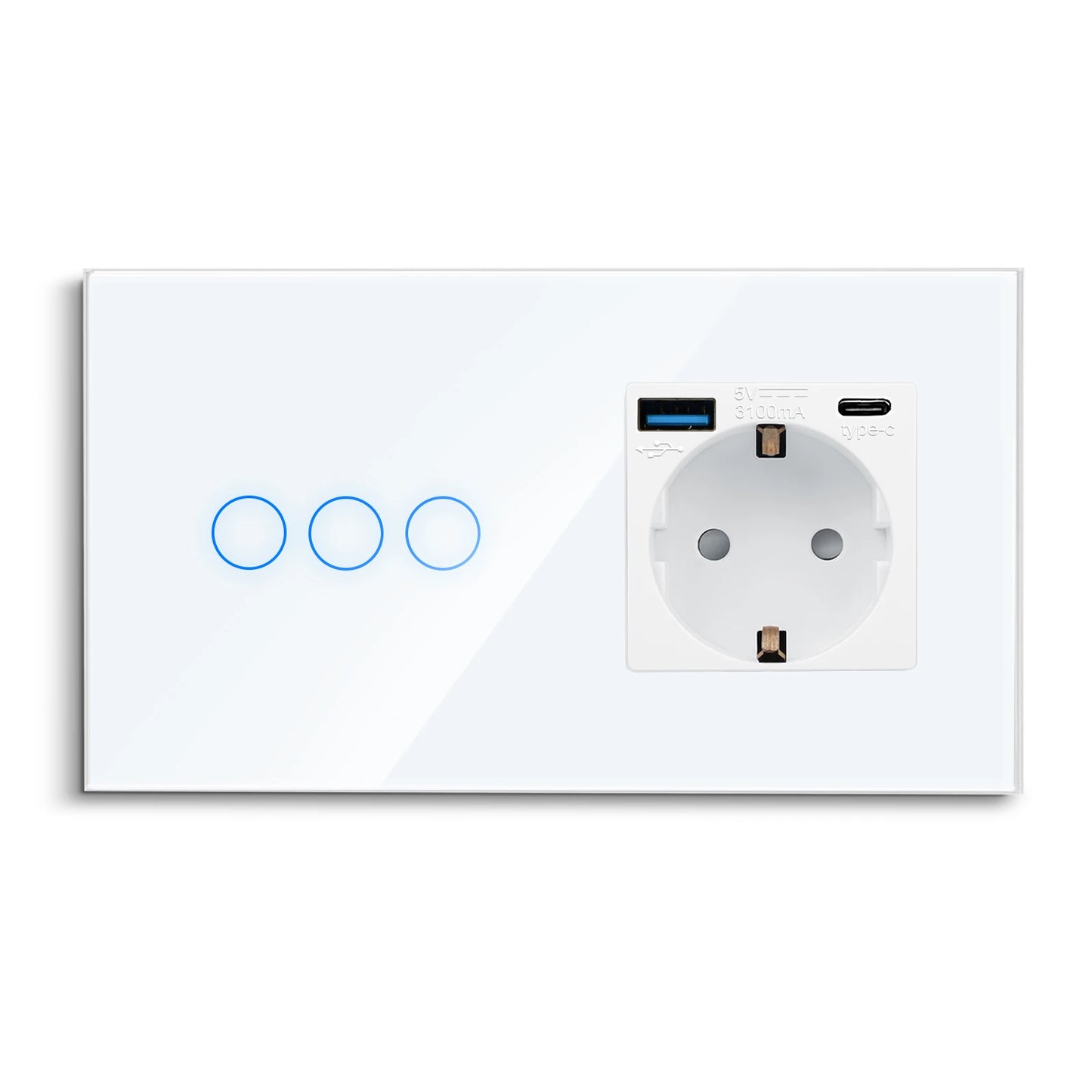 Bingoelec White Light Touch Switch