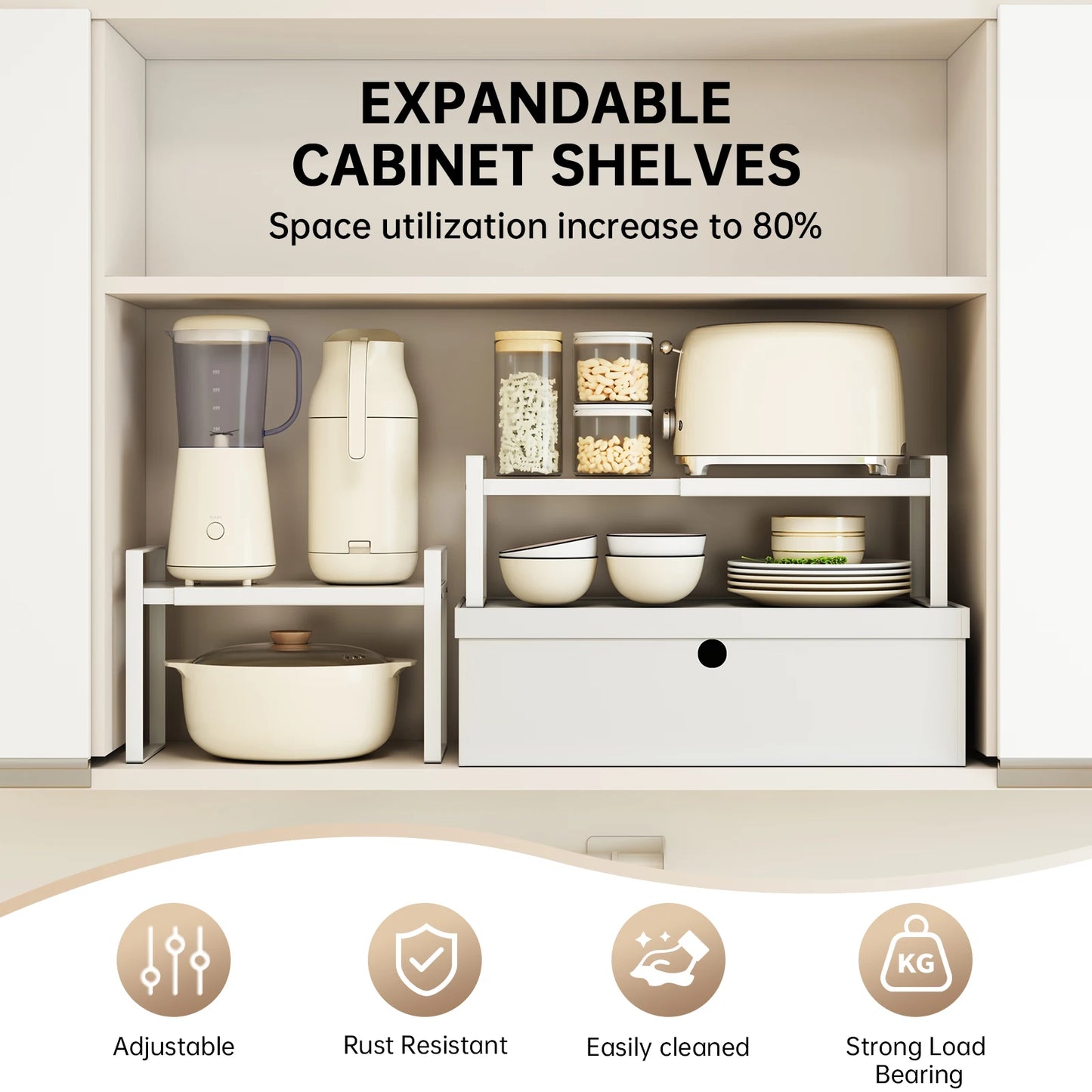 Kitchen Storage Rack under the Sink,