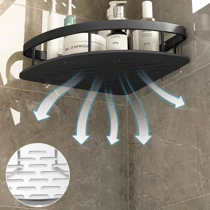 Bathroom Storage Rack No Drill