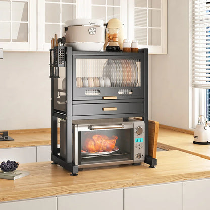 Kitchen Microwave Storage Rack